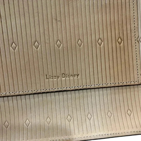 Lizzy Disney Camel Leather Envelope Clutch - Picture 9 of 10